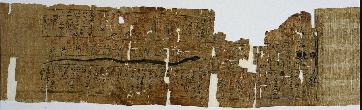 Księga Amduat, Być może Bakenmuta, z elementami od dziesiątej do dwunastej godziny, 1000-900 p.n.e. autorstwa Unbekannt