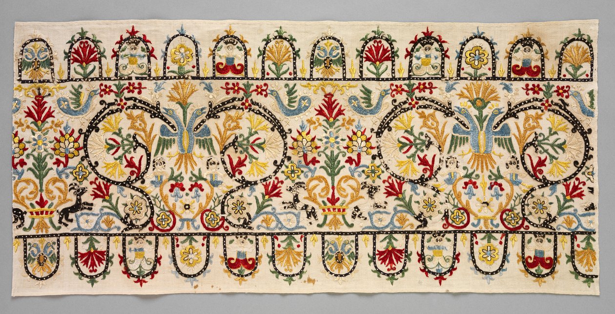 Obramowane paski spódnicy, 1600-1700. autorstwa Unbekannt