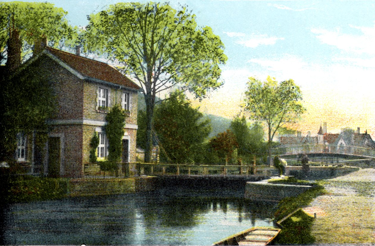 Boulters Lock, Maidenhead, Berkshire, XX wiek autorstwa Unbekannt