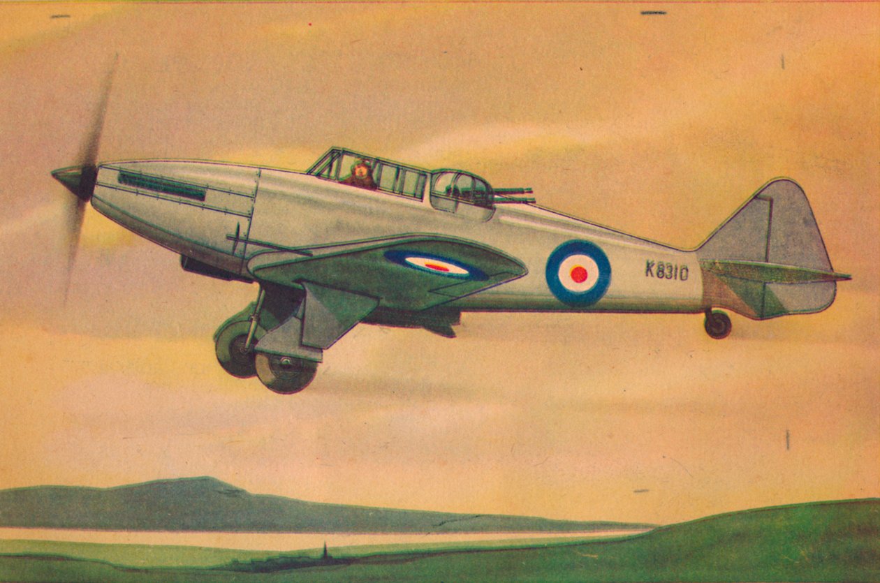 Jednopłatowiec Boulton Paul Defiant, c1944. autorstwa Unbekannt