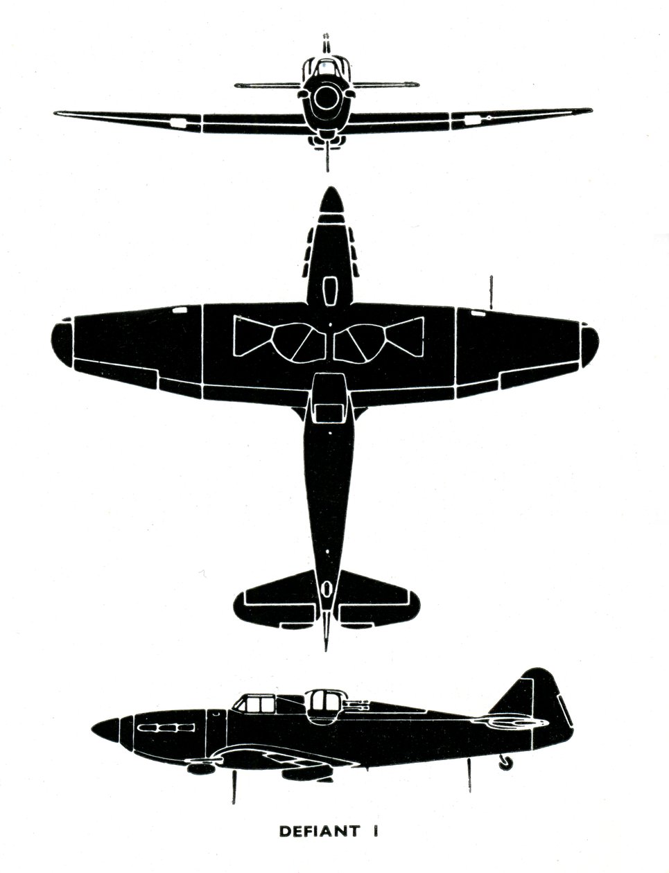 Boulton Paul Defiant I, 1941. autorstwa Unbekannt