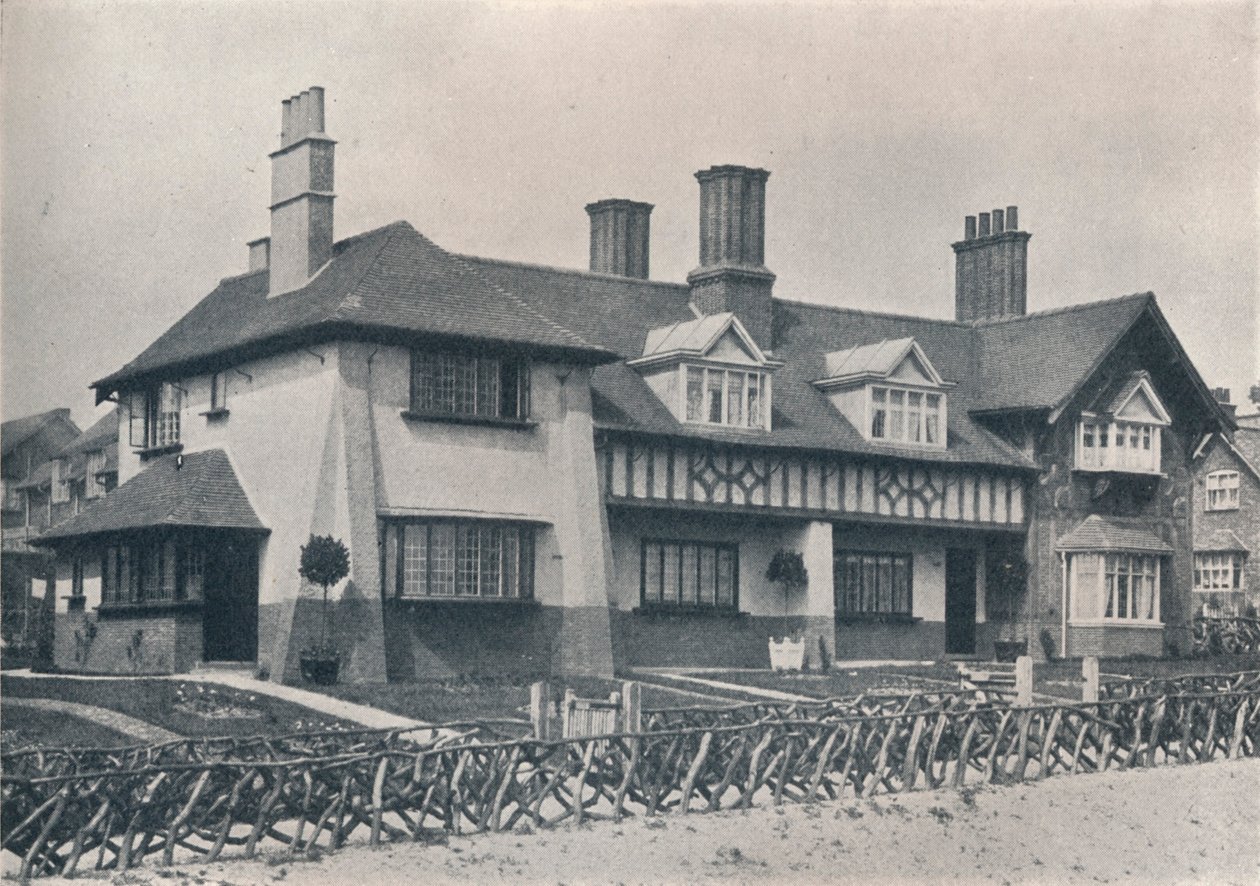 Bournville: domki w Holly Grove przy WA Harvey, c1900 1901-1902 autorstwa Unbekannt