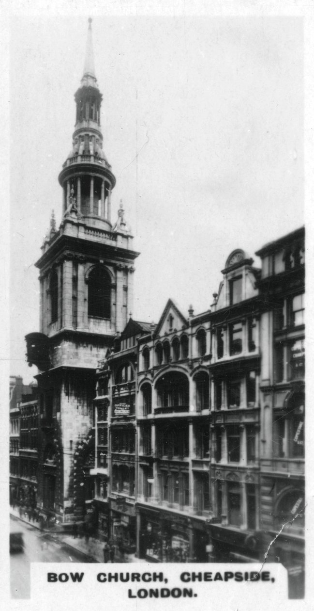 Bow Church, Cheapside, Londyn, ok. 1920 r. autorstwa Unbekannt
