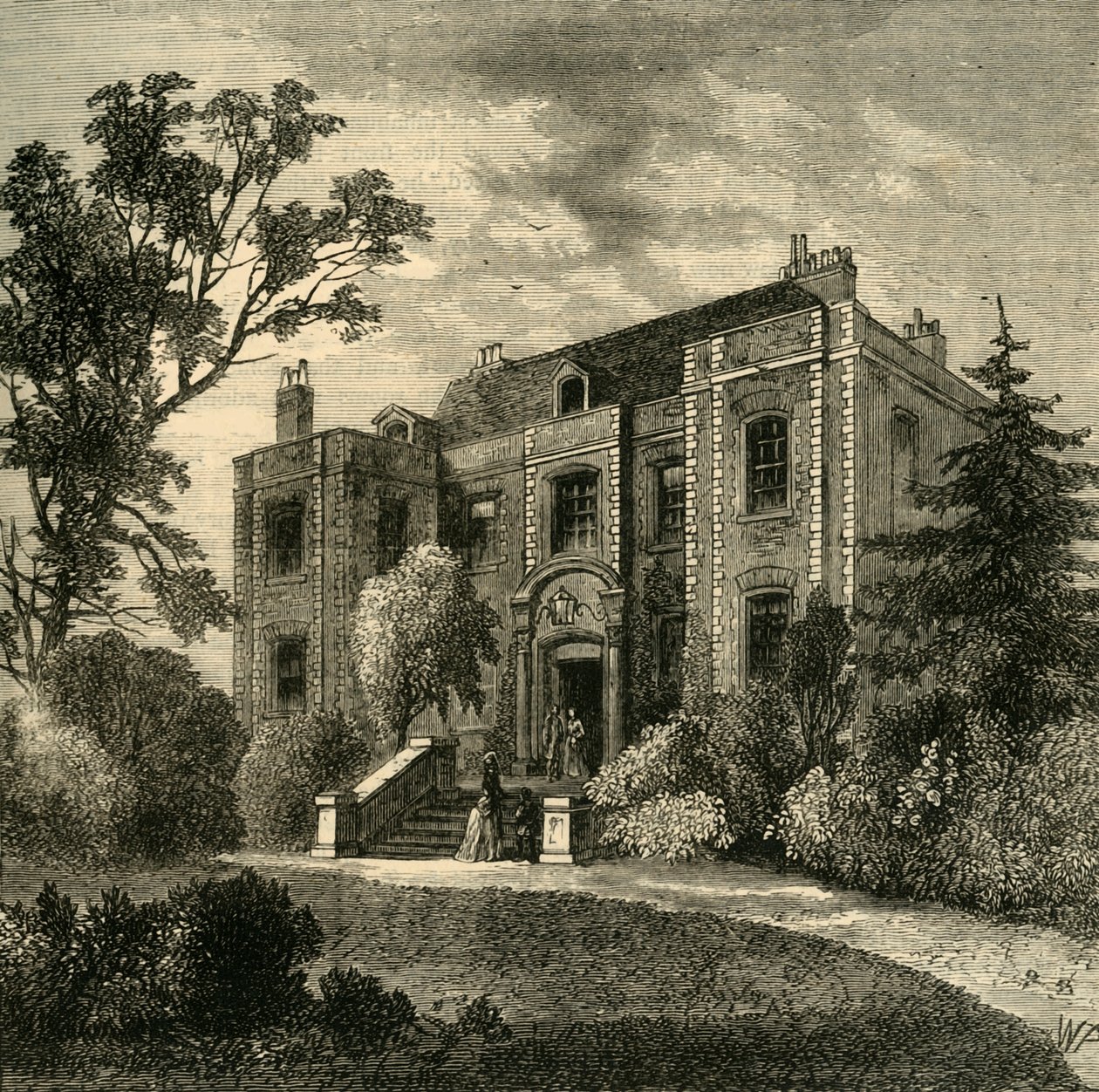 Dom Bowyera, ok. 1878 r. autorstwa Unbekannt