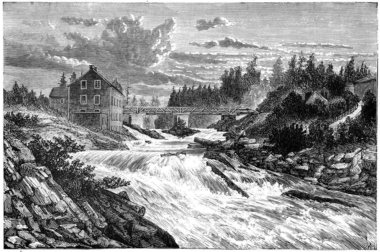 Bracebridge, Muskoka, Ontario, Kanada, XIX w. autorstwa Unbekannt