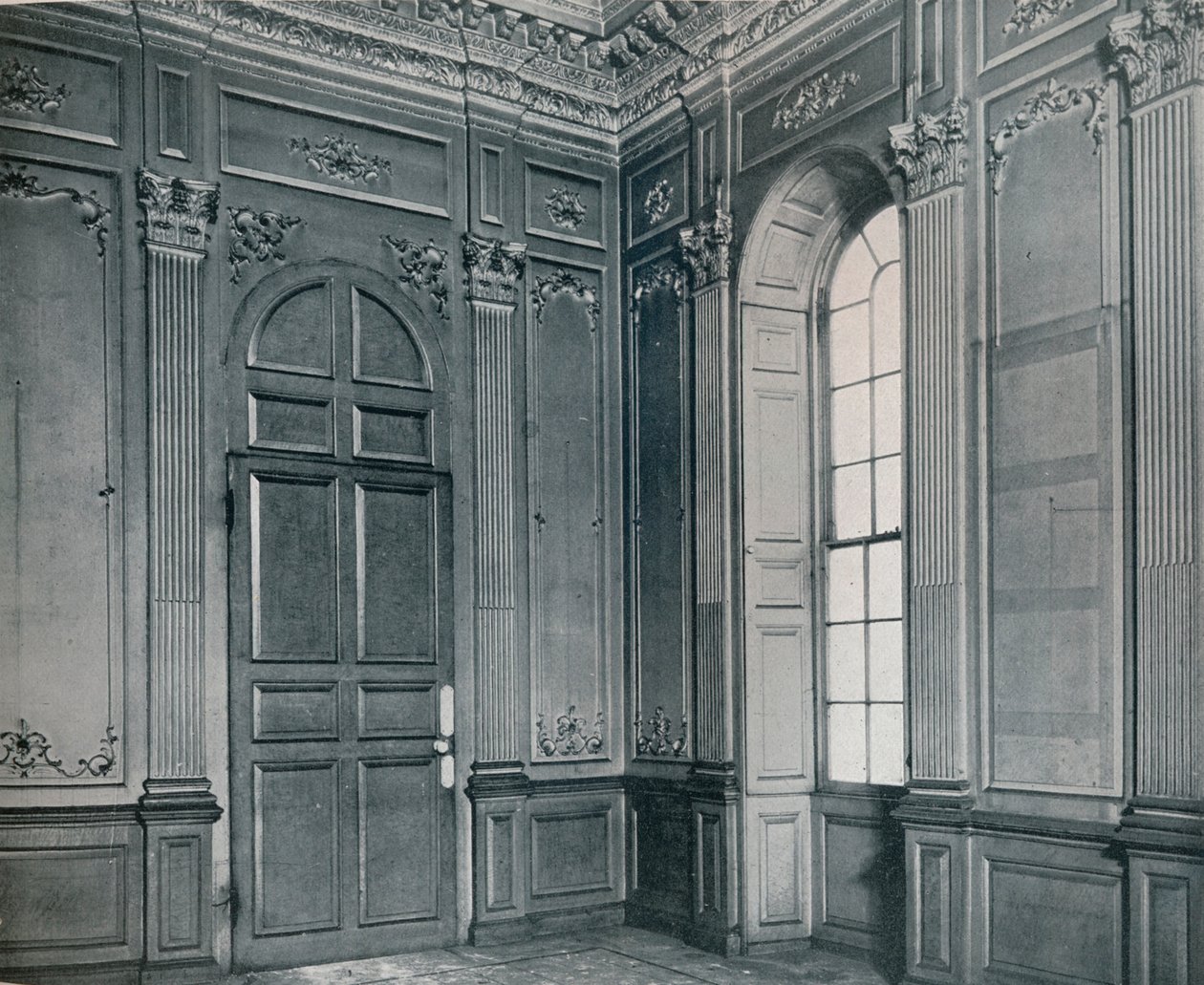 Bradmore House: główny pokój na pierwszym piętrze, 1916 autorstwa Unbekannt
