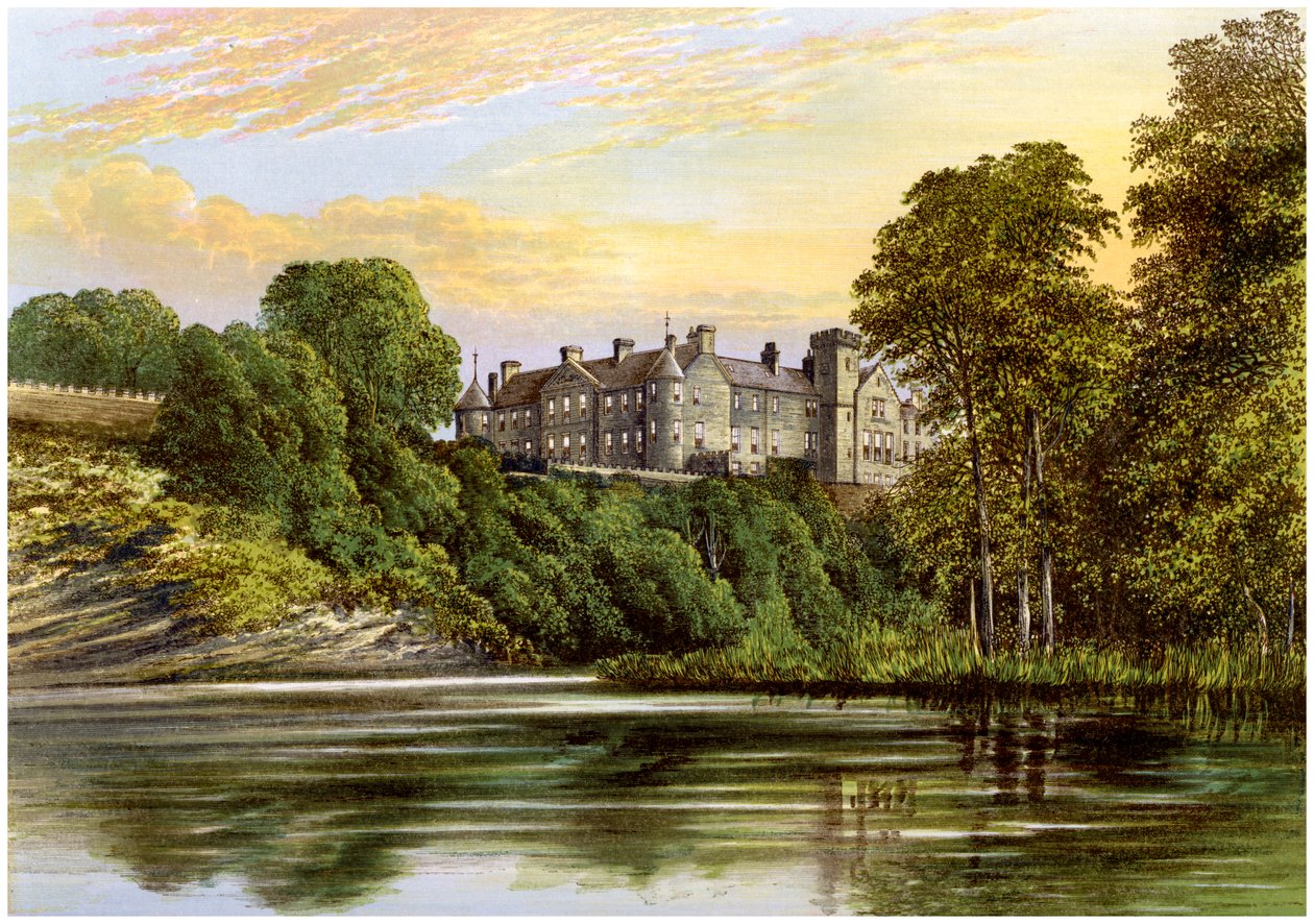 Zamek Brechin, Brechin, Angus, Szkocja, dom hrabiego Dalhousie, c1880 autorstwa Unbekannt