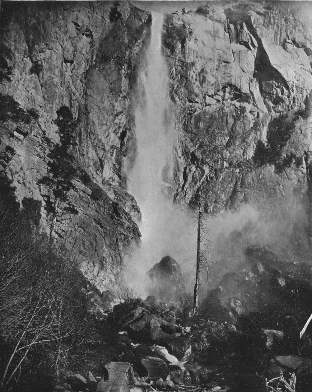 Spadek welonu ślubnego, Yosemite, Kalifornia, USA, ok. 1900 r. autorstwa Unbekannt