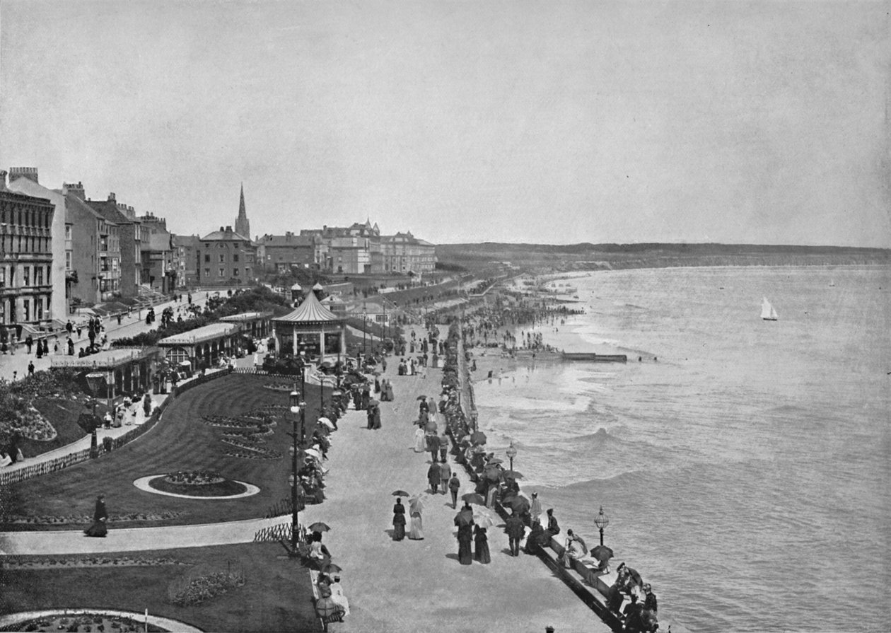 Bridlington – Patrząc w dół na paradę książąt, 1895 autorstwa Unbekannt