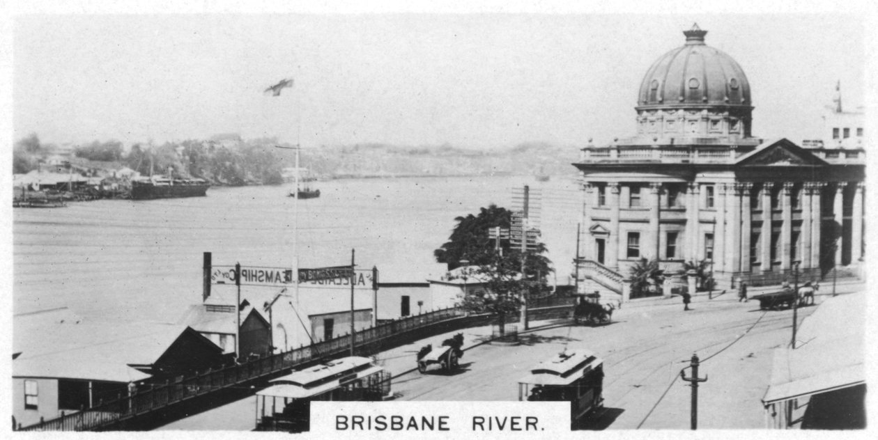 Rzeka Brisbane, Queensland, Australia, 1928 autorstwa Unbekannt