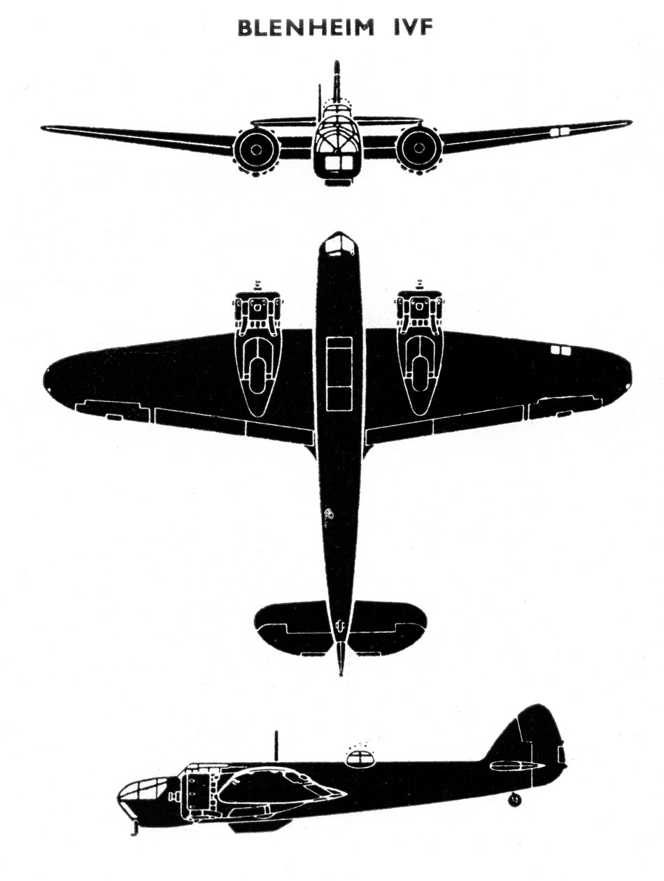 Bristol Blenheim Mk IVF, 1941 autorstwa Unbekannt