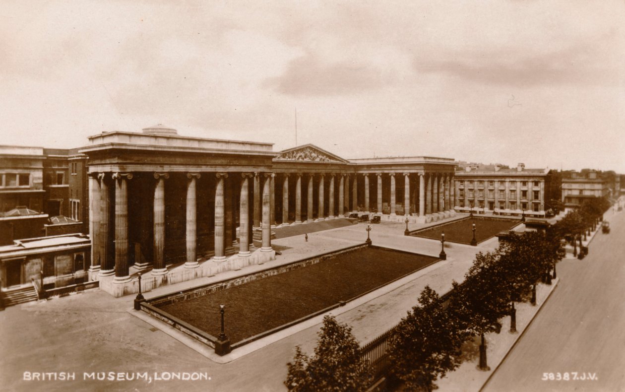 Muzeum Brytyjskie, Londyn, ok. 1920 r. autorstwa Unbekannt