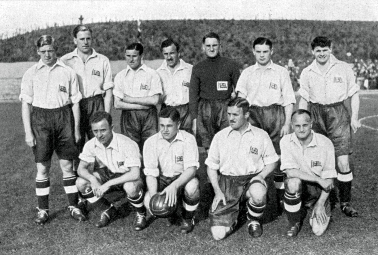 Brytyjska drużyna olimpijska w piłce nożnej, Igrzyska Olimpijskie w Berlinie, 1936 autorstwa Unbekannt