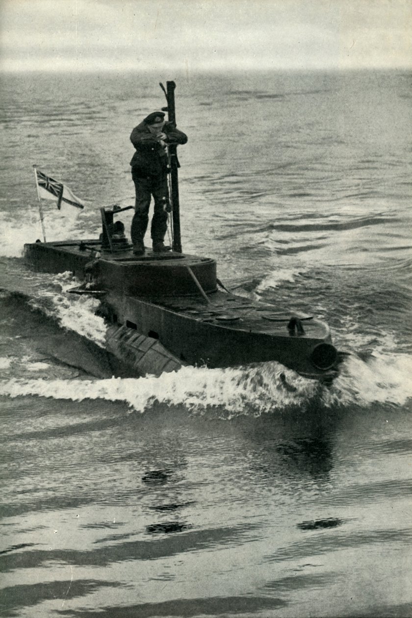 Brytyjska karłowata łódź podwodna X-Craft, II wojna światowa, 1945. autorstwa Unbekannt