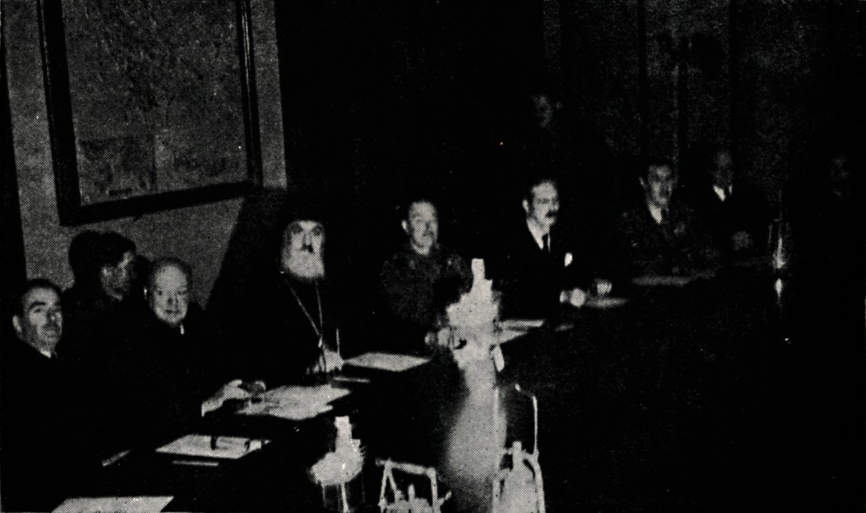 Konferencja ministrów Wielkiej Brytanii i Grecji w Atenach, Boże Narodzenie 1944, 1945. autorstwa Unbekannt