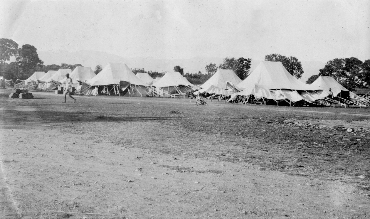 Obóz armii brytyjskiej, Dehra Dun, Indie, 1917 autorstwa Unbekannt