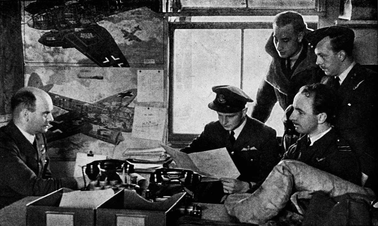 Brytyjscy oficerowie wywiadu wojskowego II wojny światowej, 1943 autorstwa Unbekannt