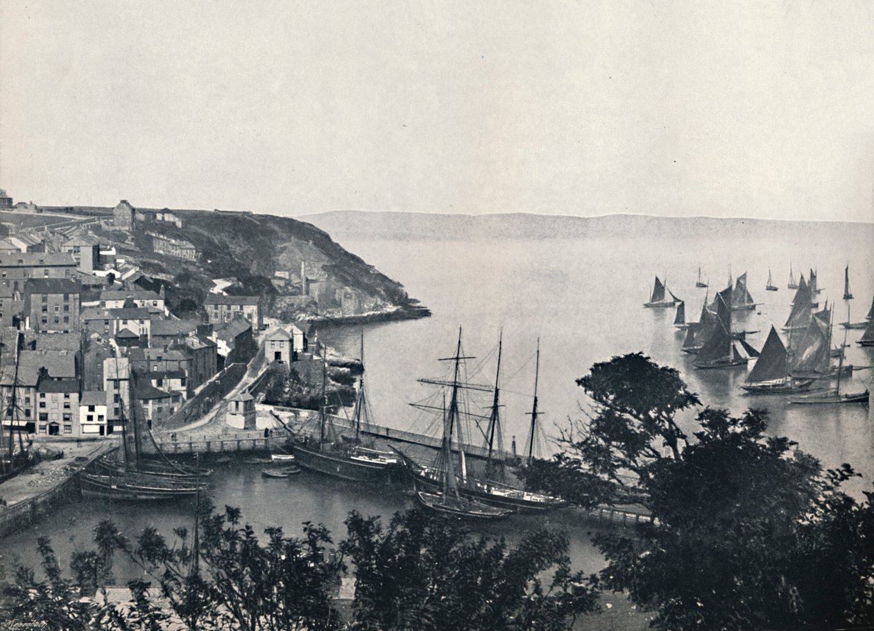 Brixham - Dolne Miasto, Pokazywanie Floty Rybackiej, 1895 autorstwa Unbekannt