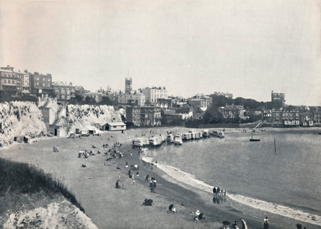 Broadstairs – Widok ogólny z klifów, 1895 autorstwa Unbekannt