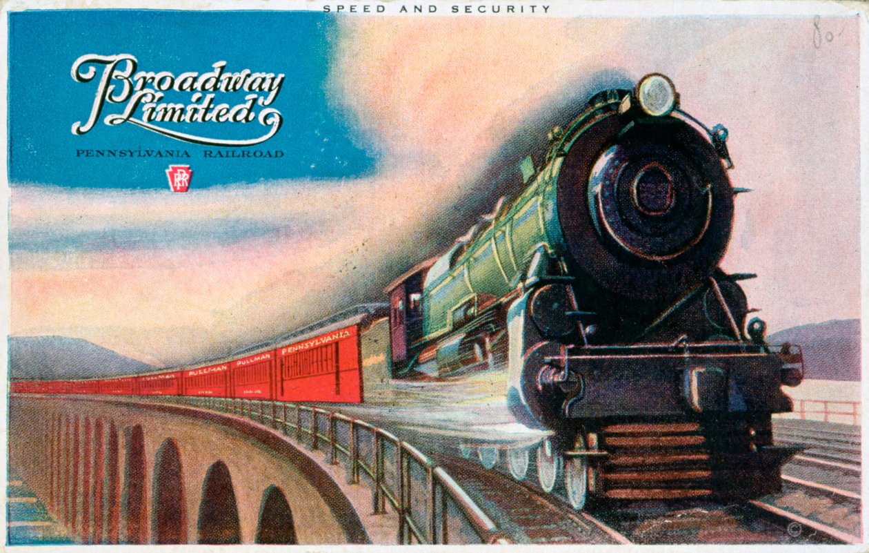 Broadway Limited, Pennsylvania Railroad, 1927 autorstwa Unbekannt