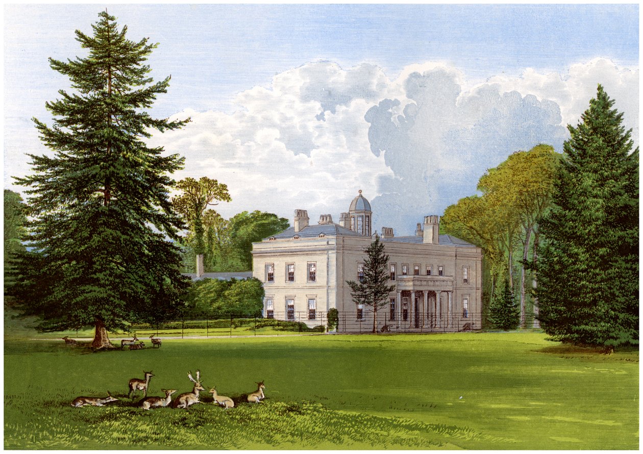 Brockley Hall, Somerset, dom rodziny Smyth-Pigott, ok. 1880 autorstwa Unbekannt