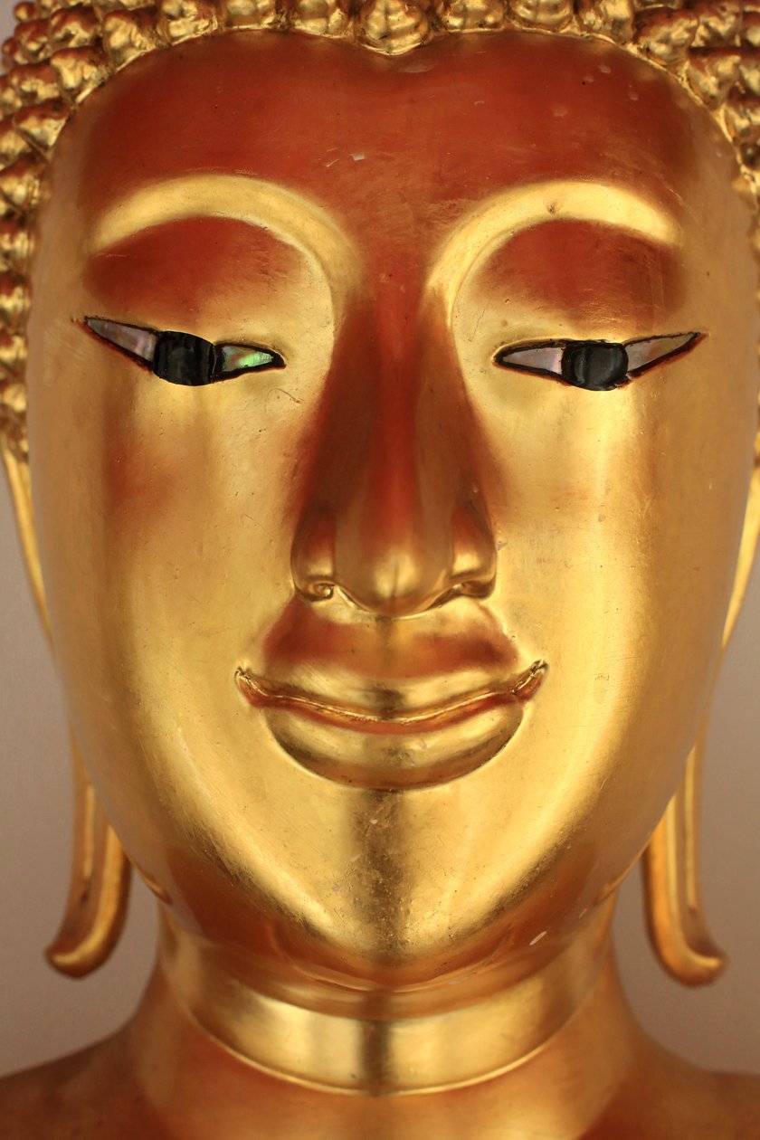 Brązowy Budda. Co Fot. Bangkok. Tajlandia autorstwa Unbekannt