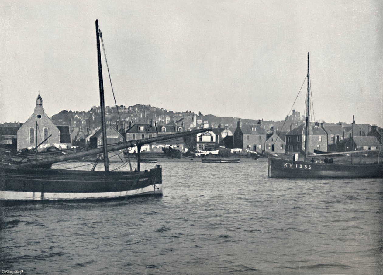 Prom Broughty – Widok z rzeki, 1895 autorstwa Unbekannt