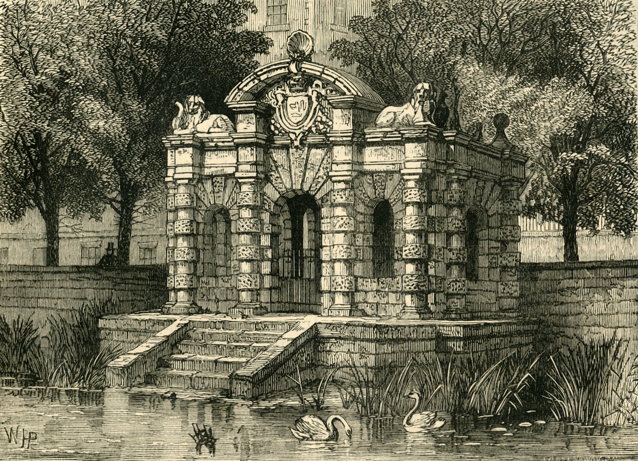 Brama Buckingham w 1830, 1881. autorstwa Unbekannt