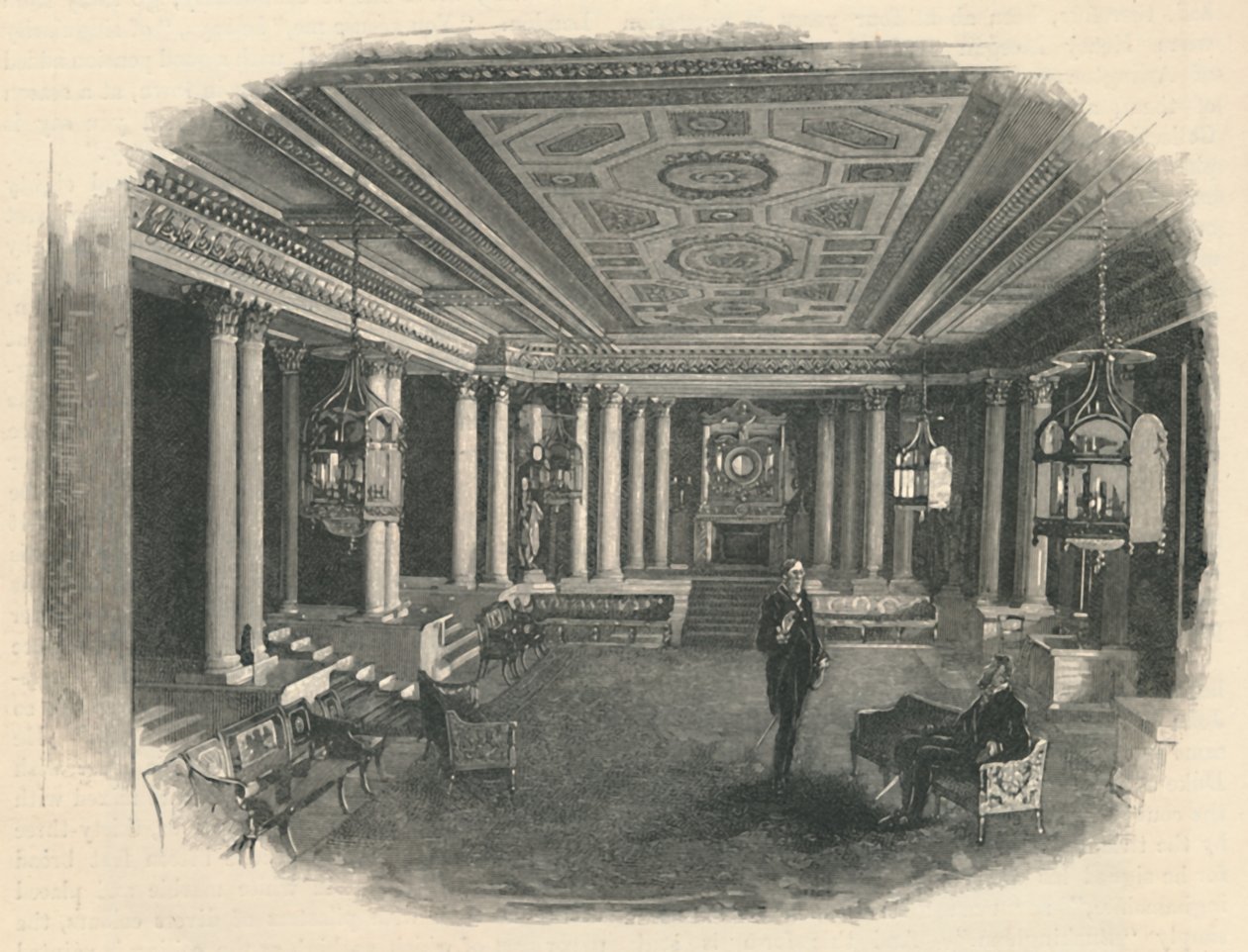 Pałac Buckingham: Marmurowa Sala, 1886 autorstwa Unbekannt