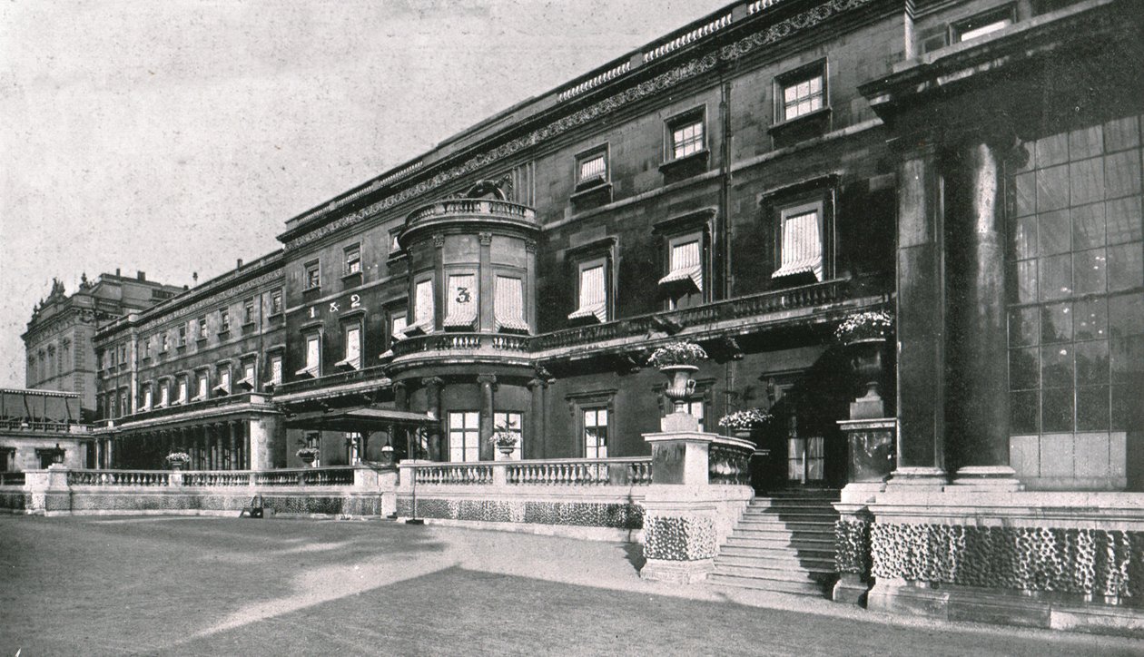 Pałac Buckingham... pokazujący pokój, w którym zmarł król, 1910. autorstwa Unbekannt