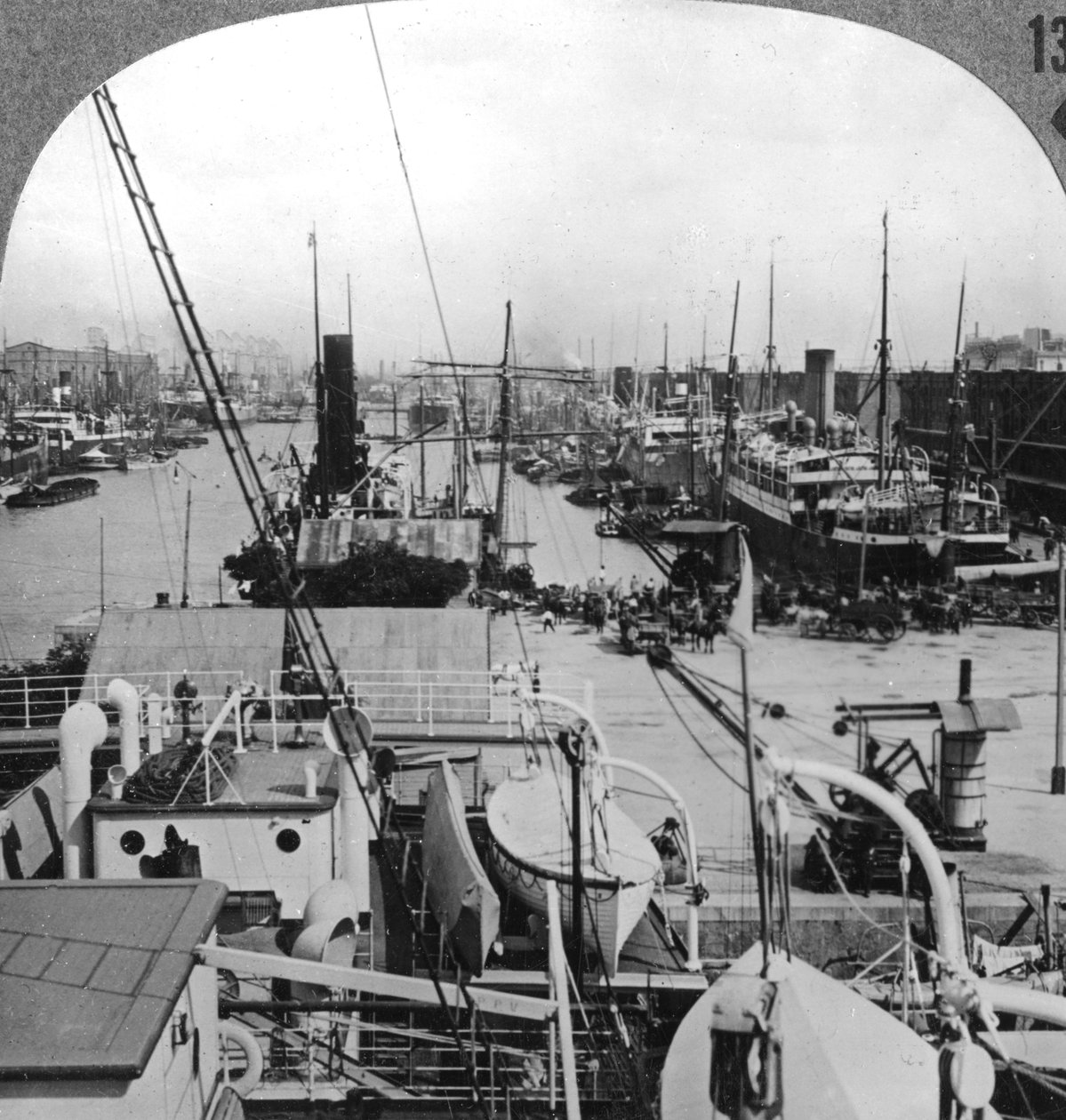 Doki Buenos Aires, Argentyna, ok. 1900 autorstwa Unbekannt