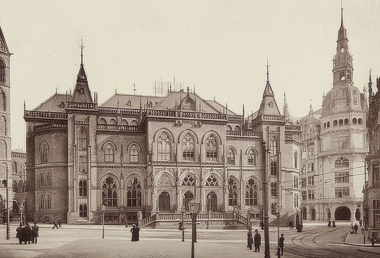 Budynek giełdy w Bremie. około 1900 autorstwa Unbekannt