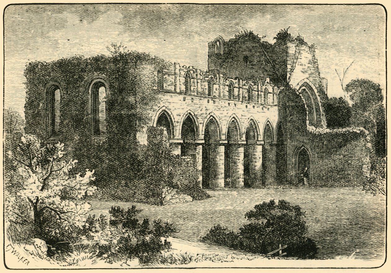 Opactwo Buildwas, 1898. autorstwa Unbekannt