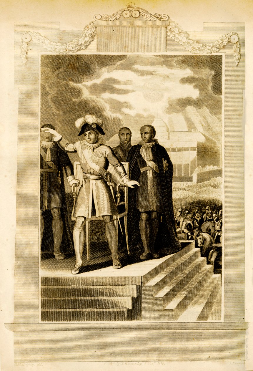 Buonaparte na Polu maja 1816. autorstwa Unbekannt