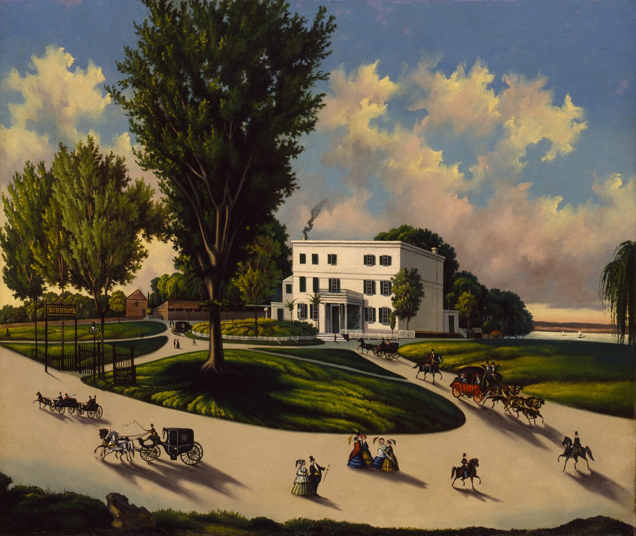 Hotel Burnham, ca. 1845. autorstwa Unbekannt