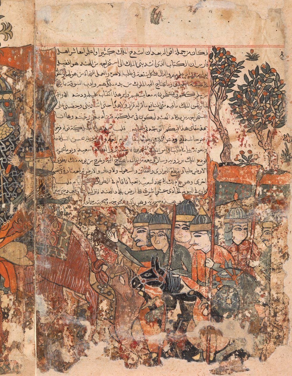 Mission Folio 5v, 6r Burzuyi z Kalila Wa Dimna z Bidpai, XVIII wiek. autorstwa Unbekannt