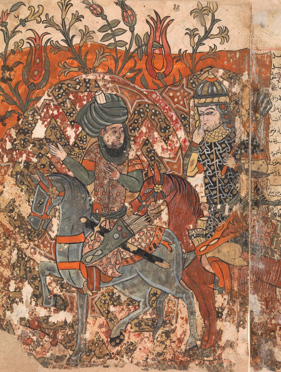 Mission Folio 5v, 6r Burzuyi z Kalila Wa Dimna z Bidpai, XVIII wiek. autorstwa Unbekannt