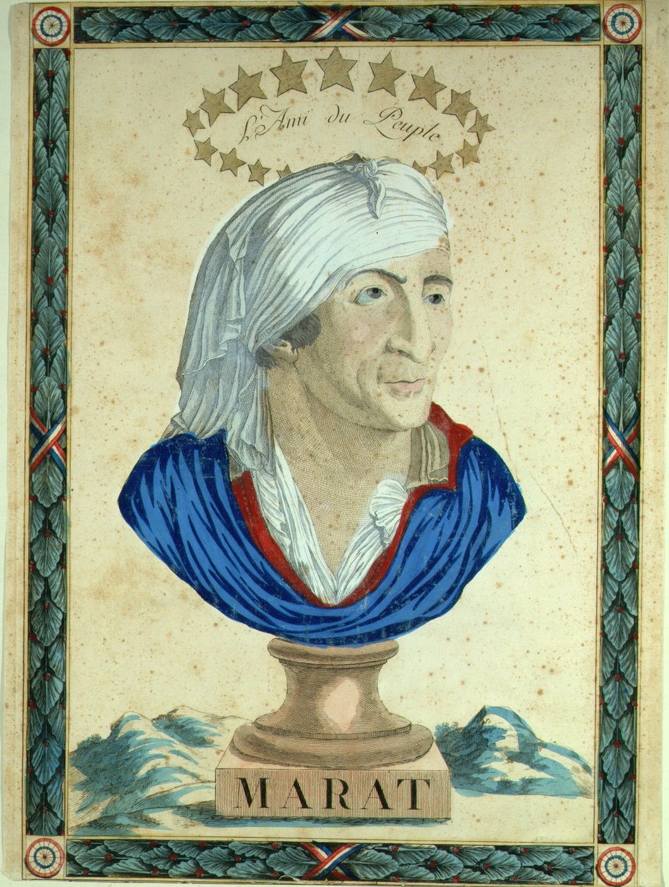 Popiersie Marata, 1793-1794. autorstwa Unbekannt