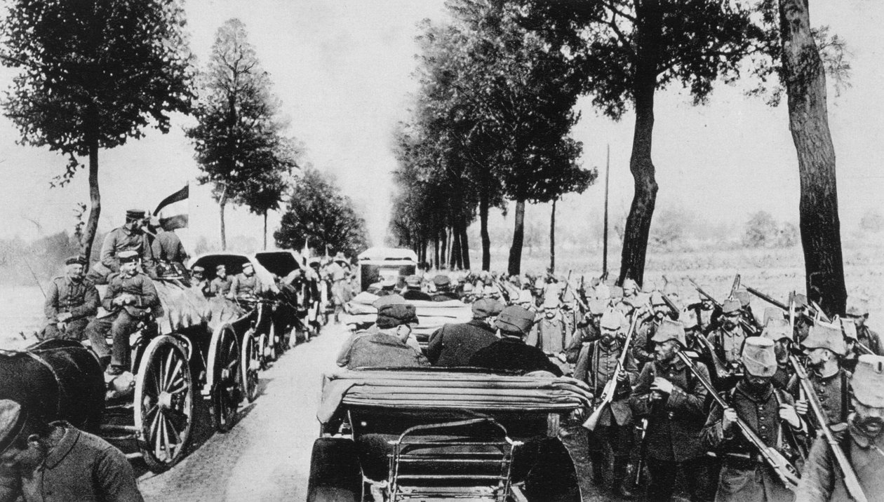 Ruchliwa droga, I wojna światowa, 1915 autorstwa Unbekannt