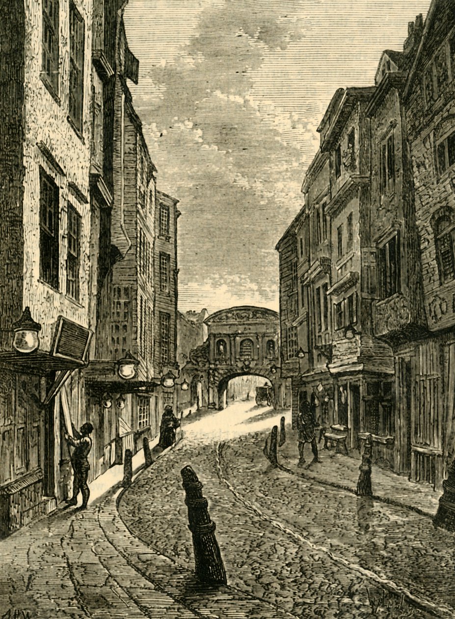 Rzeźnik Row w 1800, 1881 roku. autorstwa Unbekannt