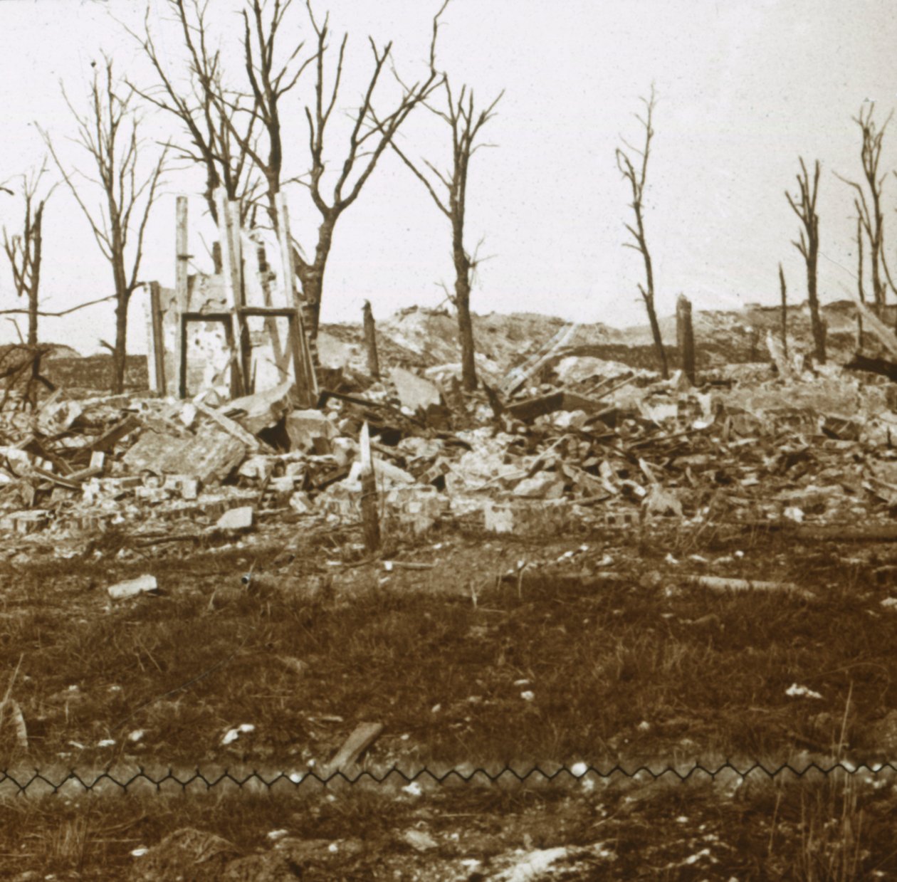 Przy forcie Tavannes, Verdun, północna Francja, c1914-c1918 autorstwa Unbekannt