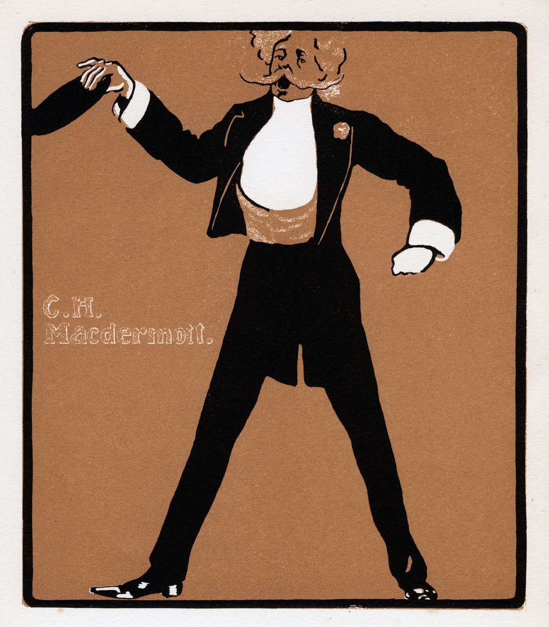 CH MacDermott 1845-1901, gwiazda sali muzycznej, koniec XIX wieku autorstwa Unbekannt