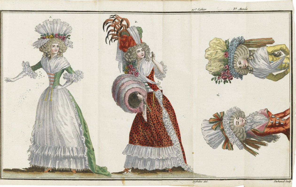 Cabinet des Modes, czyli nowe mody, 1786-1788 autorstwa Unbekannt