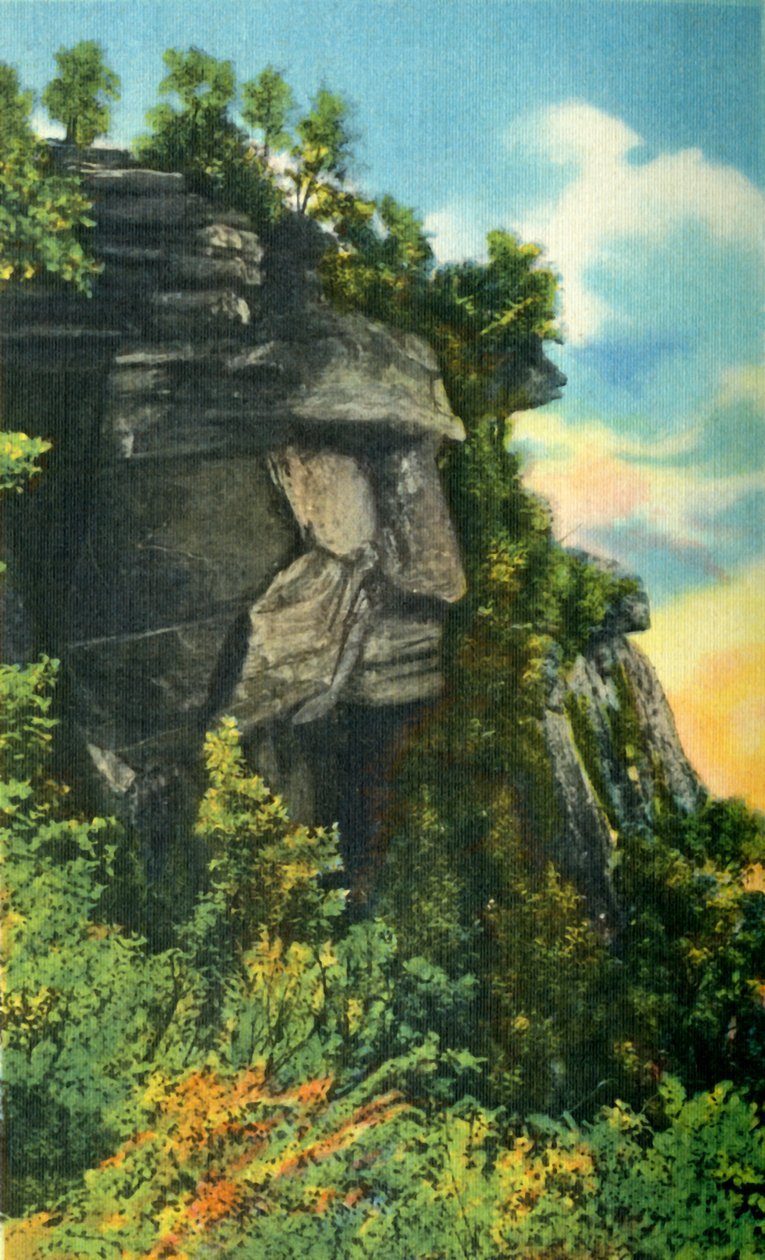 Caesars Head, wysokość 3227 stóp, najwyższy punkt w Południowej Karolinie, 1942 r. autorstwa Unbekannt