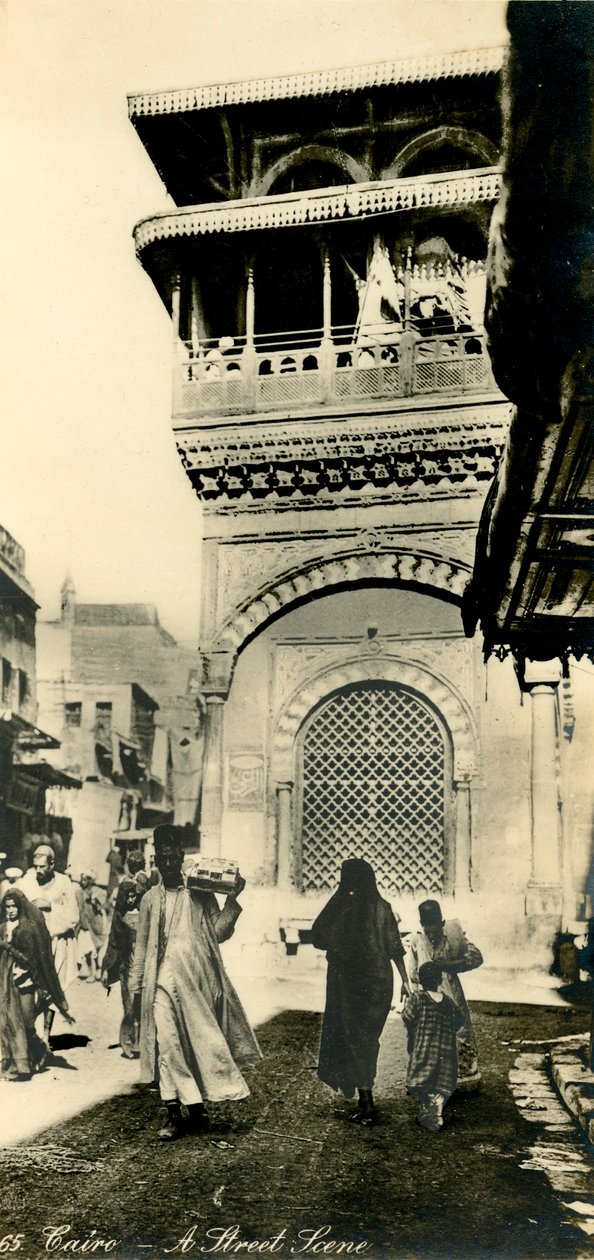 Kair - Scena uliczna, c1918-c1939. autorstwa Unbekannt