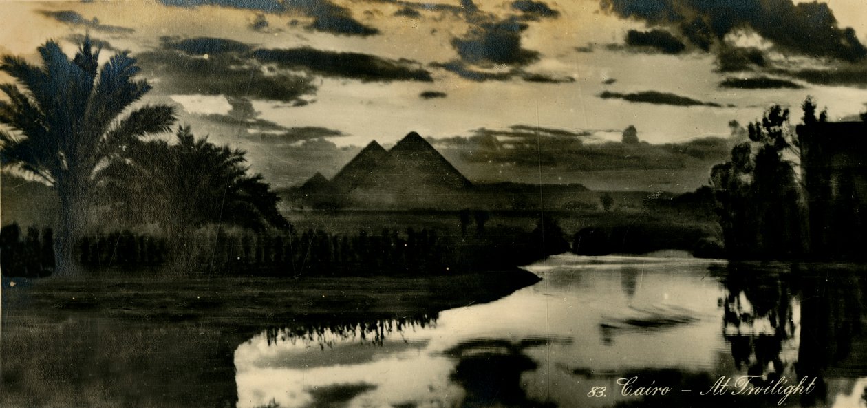 Kair – O zmierzchu, c1918-c1939. autorstwa Unbekannt