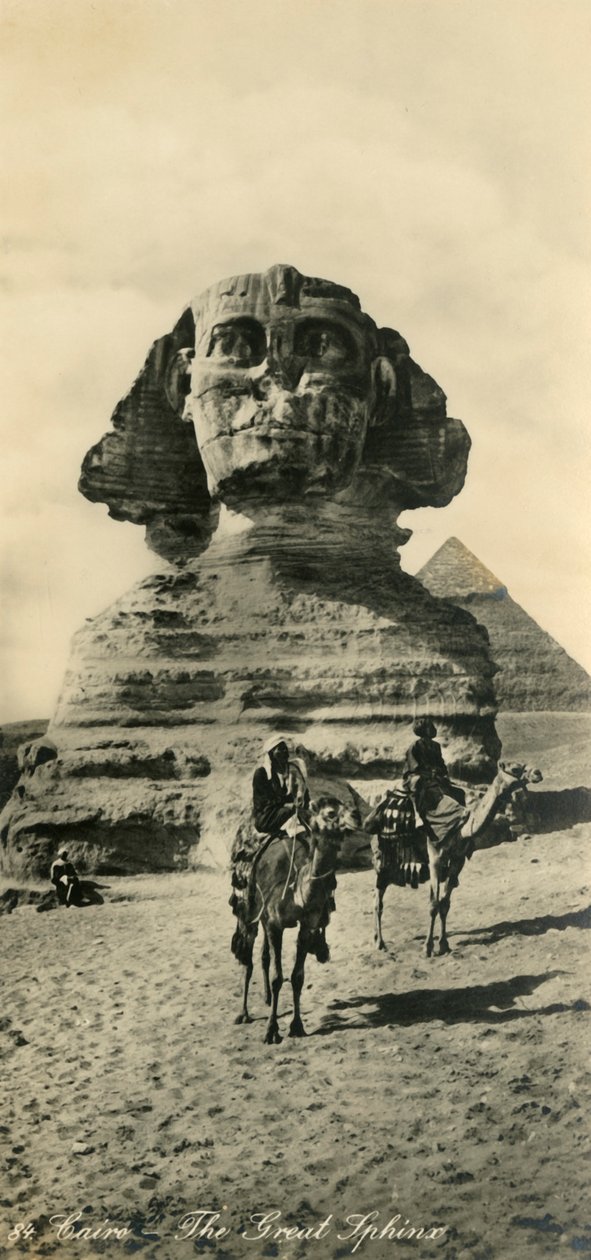 Kair - Wielki Sfinks, c1918-c1939. autorstwa Unbekannt
