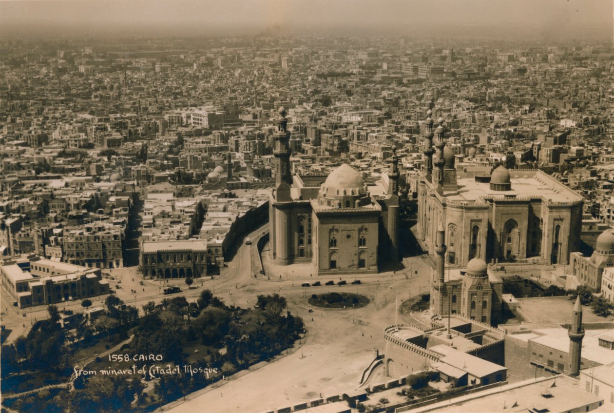 Kair, z minaretu meczetu Cytadela, 1936 autorstwa Unbekannt