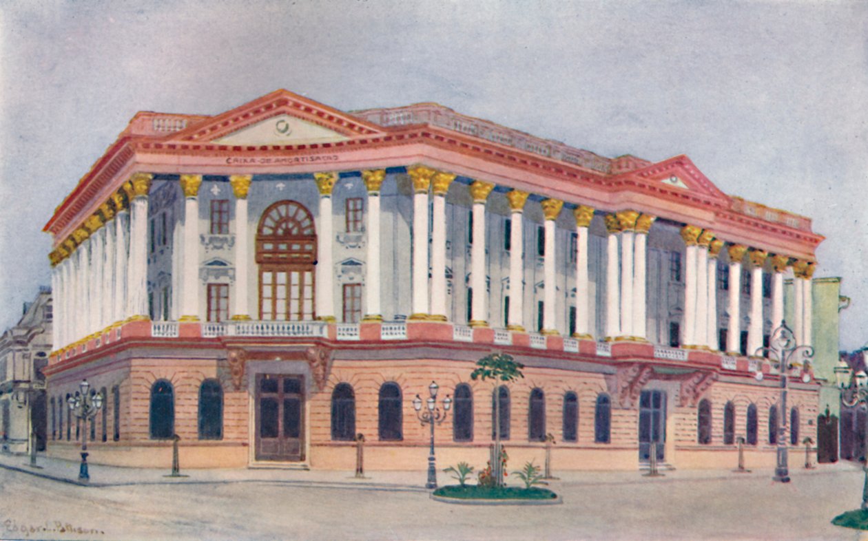 Skrzynka amortyzacyjna Avenida Rio Branco, 1914 autorstwa Unbekannt