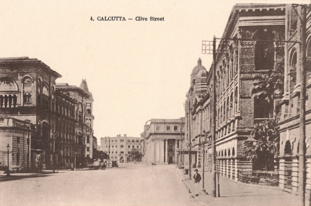 Kalkuta - Clive Street, ok. 1900 autorstwa Unbekannt